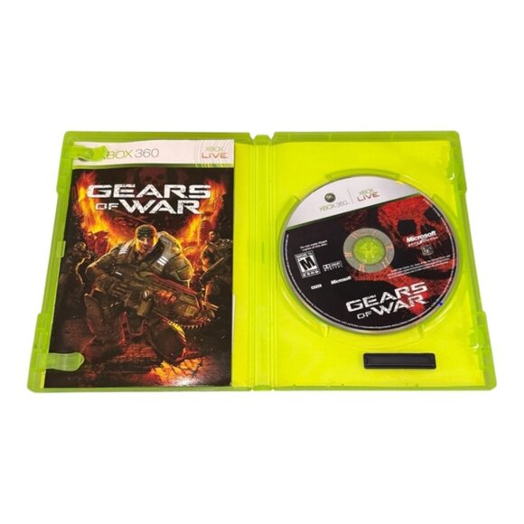 Gears of War Xbox 360 Video Game Complete Manual Tested Microsoft Epic Games - Picture 6 of 10